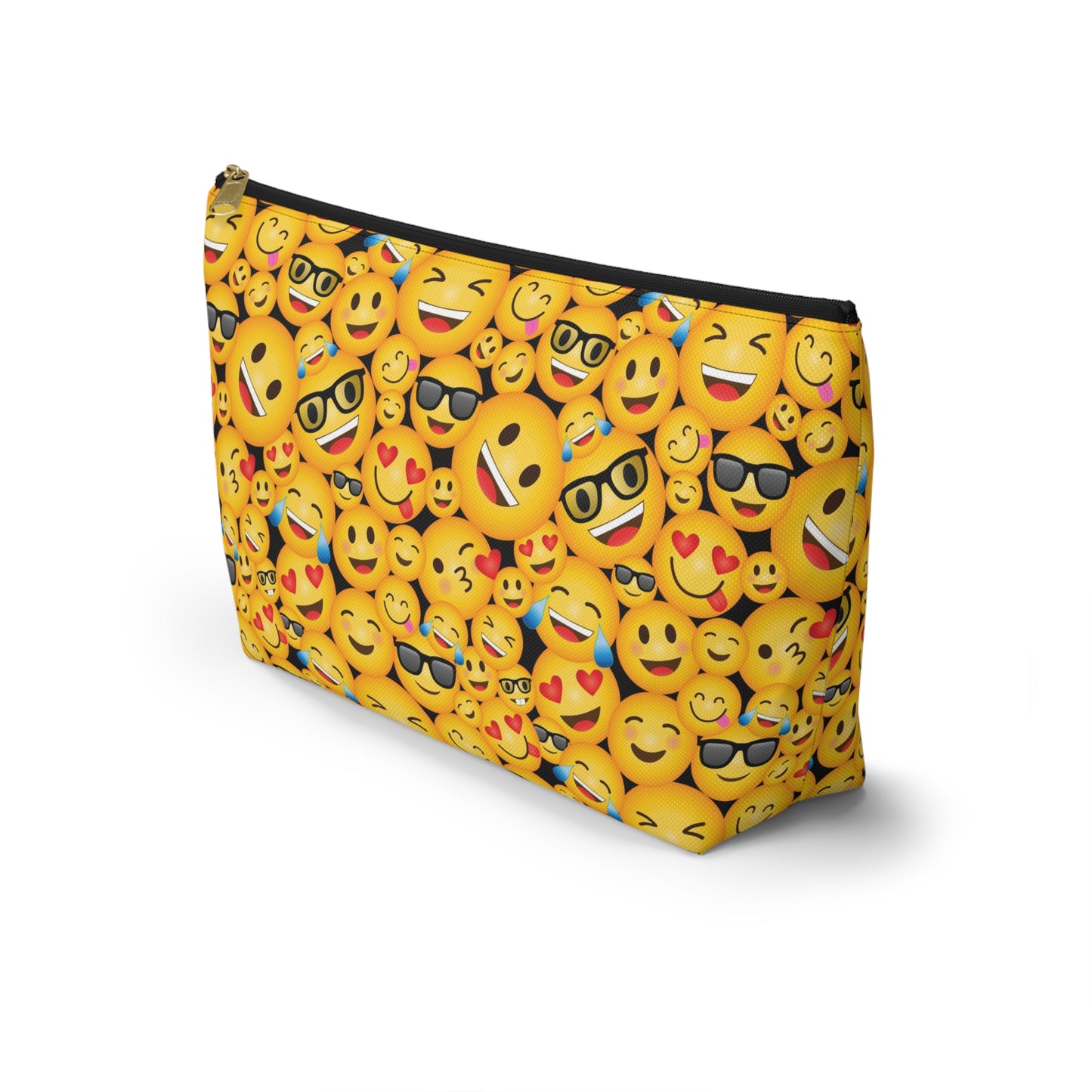 Emoji Accessory Pouch - Fun Storage for Makeup, Travel Essentials, Gifts for Friends, Birthday Present, Cute Pouch, Expression Pouch