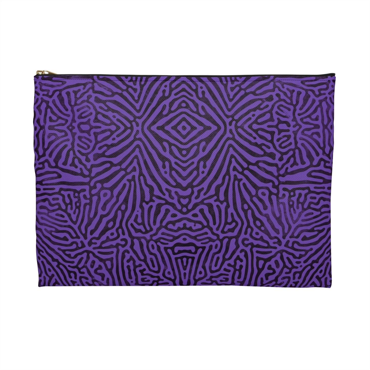 Vibrant Reusable Accessory Pouch for Travel, Yellow and Purple, Cosmetic Bag, Gift for Her, Organizing Pouch, Festival Gear