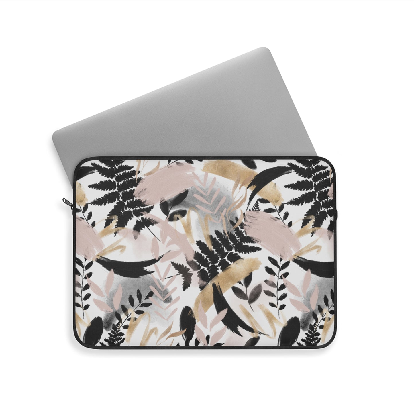 Stylish Laptop Sleeve with Floral Design, Laptop Case, Tech Accessory, Gift for Students, Floral Tech Sleeve, Computer Pouch