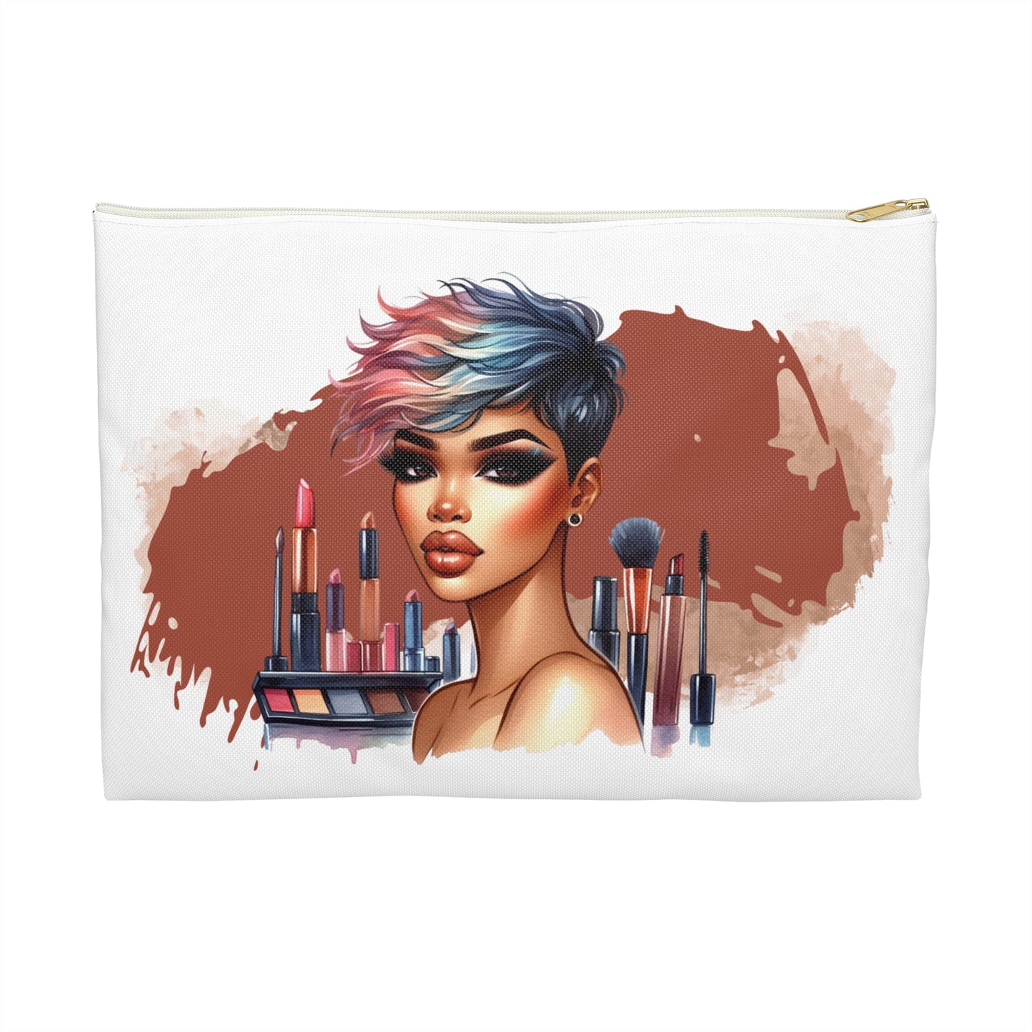 Makeup Lover's Accessory Pouch, Beauty Bag, Gift for Her, Cosmetic Organizer, Stylish Makeup Pouch, Glamour Essentials