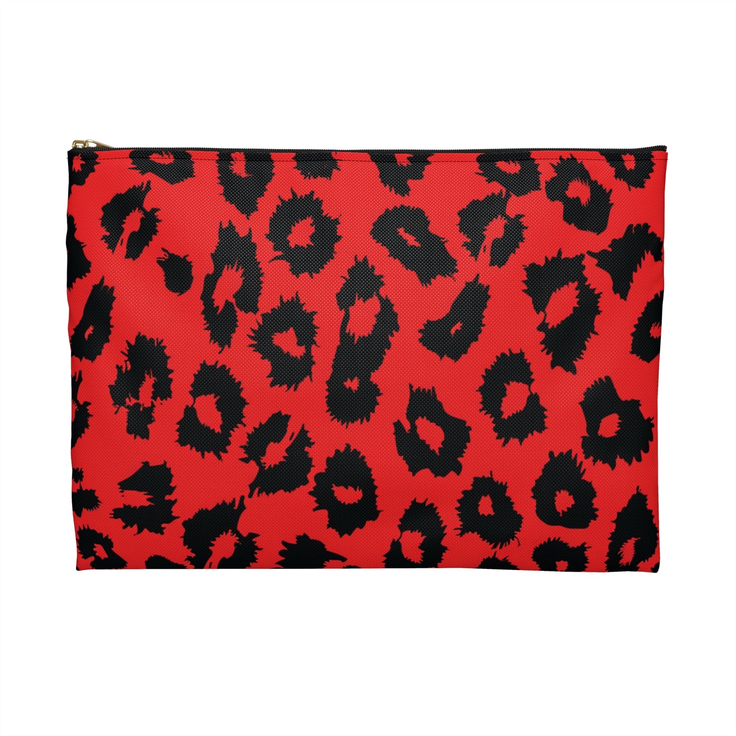Bold Leopard Print Accessory Pouch, Makeup Bag, Travel Organizer, Clutch, Pencil Case, Gift for Her