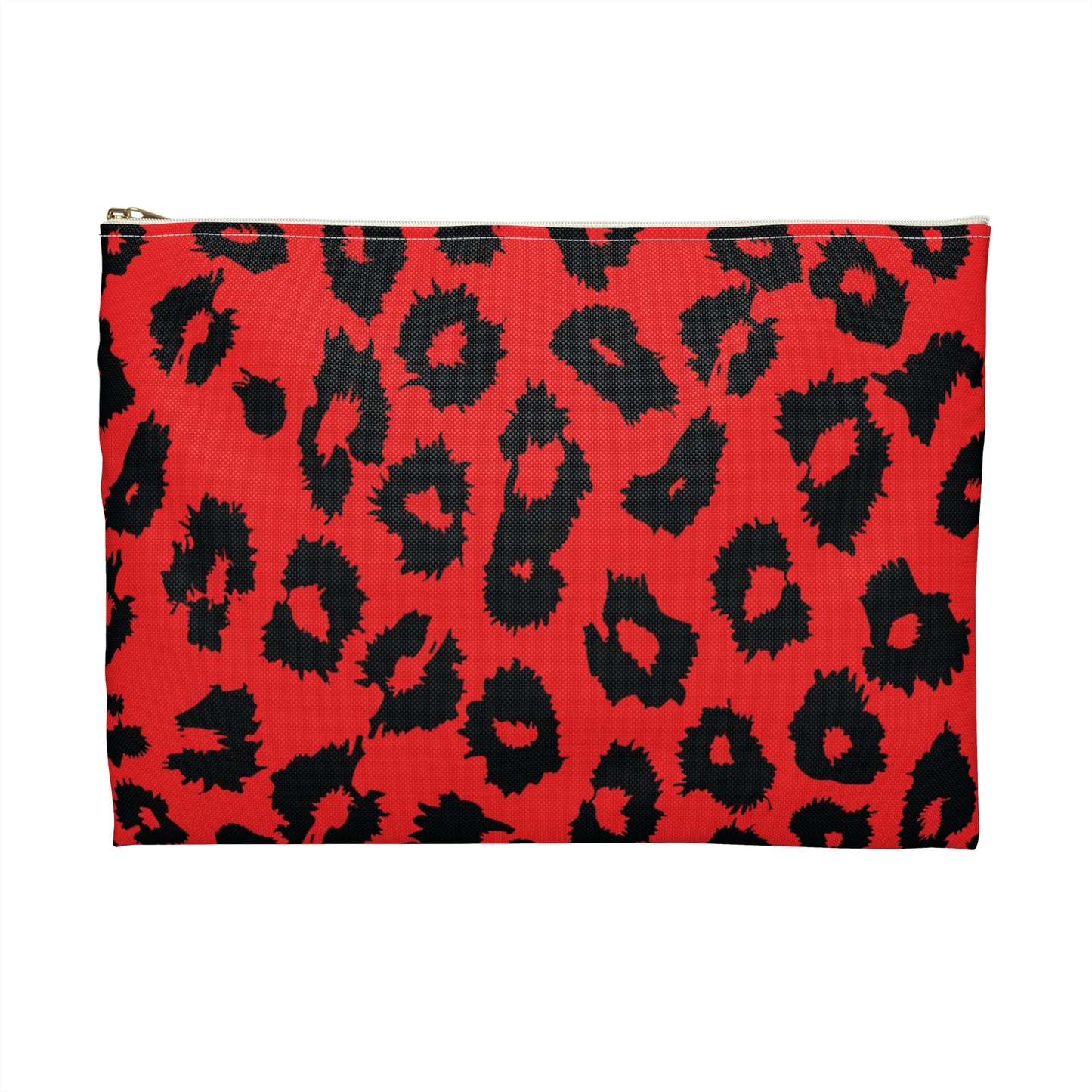 Bold Leopard Print Accessory Pouch, Makeup Bag, Travel Organizer, Clutch, Pencil Case, Gift for Her