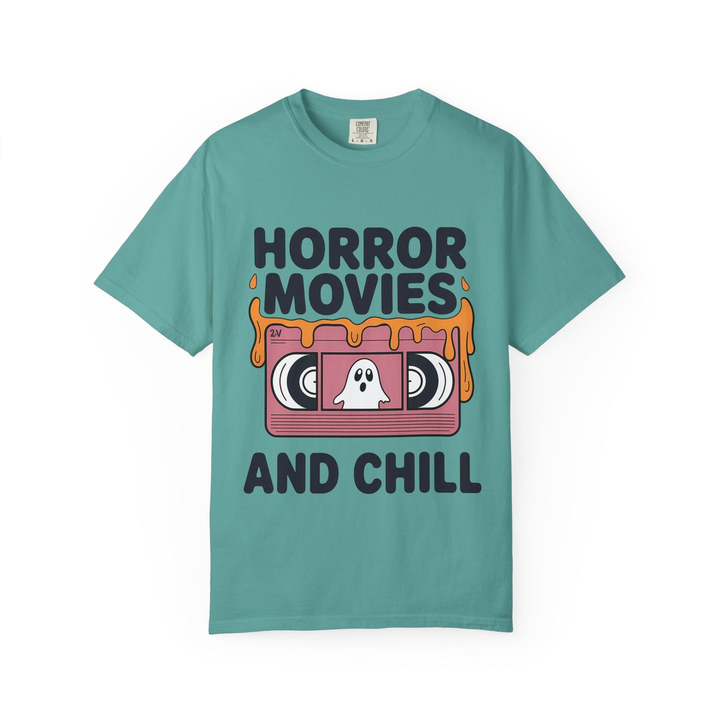 Horror Movies Chill T-Shirt - Perfect for Movie Nights, Halloween Parties, Gifts for Film Lovers, Unisex Tee