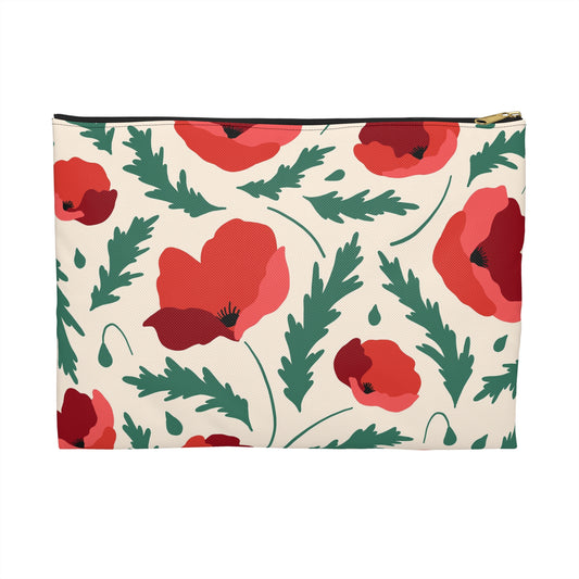 Floral Accessory Pouch - Perfect for Travel, Makeup, or Stationery; Gifts for Her, Wedding Favors, Mother's Day, Floral Lover