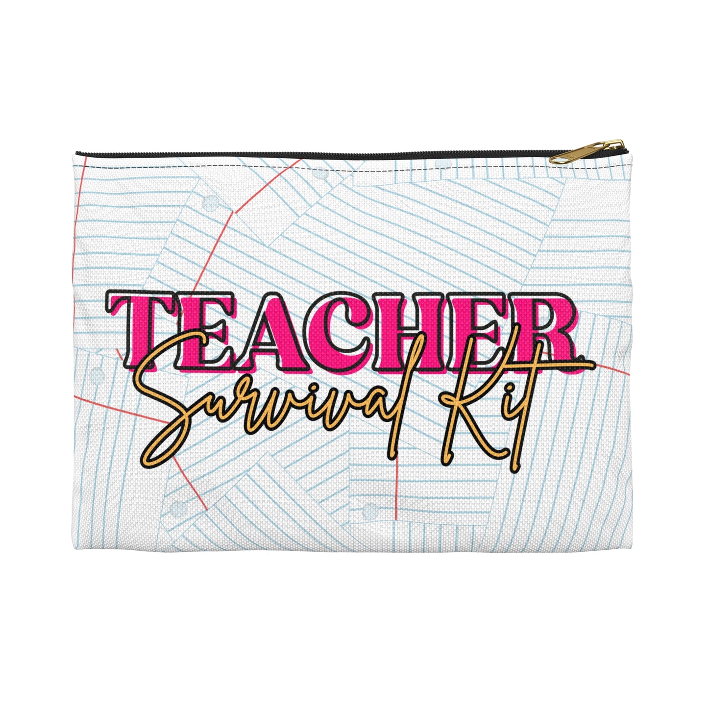 Study Vibes Accessory Pouch, Notebook Holder, Organizational Pouch, Gift for Students, School Supplies, Office Organizer