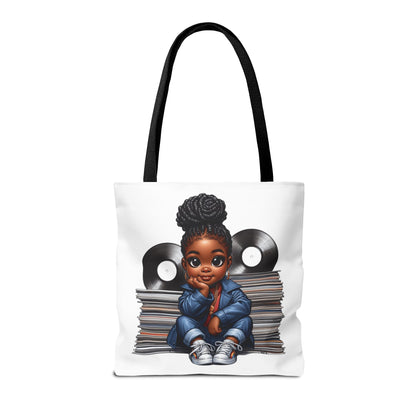 Vinyl Vibes Tote Bag - Perfect for Music Lovers, Record Enthusiasts, Gifts for Her, Shopping, and Everyday Use