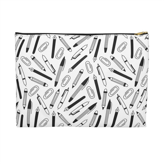 Office Supplies Accessory Pouch | Cute Pencil Case | Student Organizer Bag | Gift for Artists | School Supplies Storage