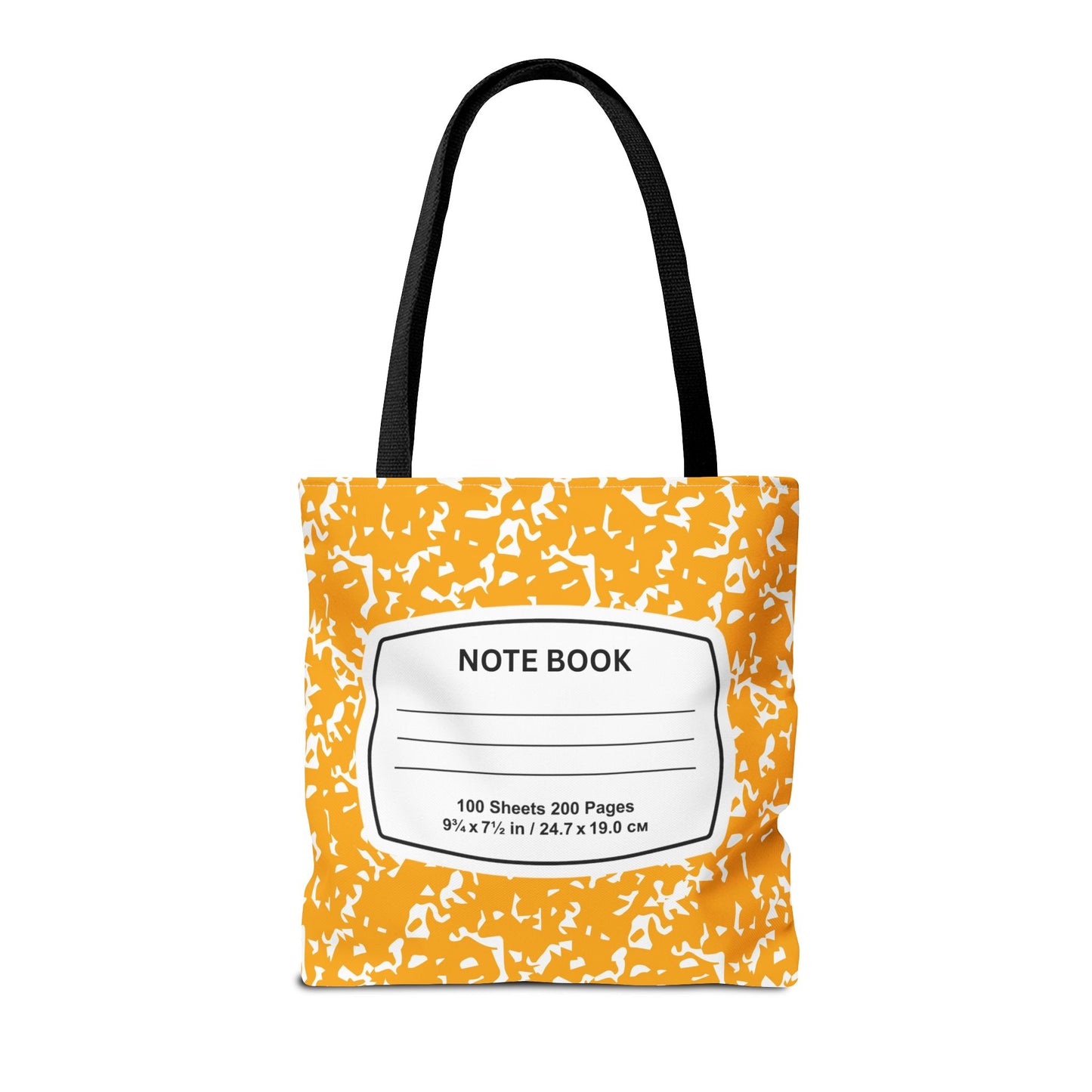 Teacher Tote Bag, School Bag, Back-to-School Accessory, Teacher Gift, Stylish Notebook Tote, Fashionable Classroom Essential, Orange