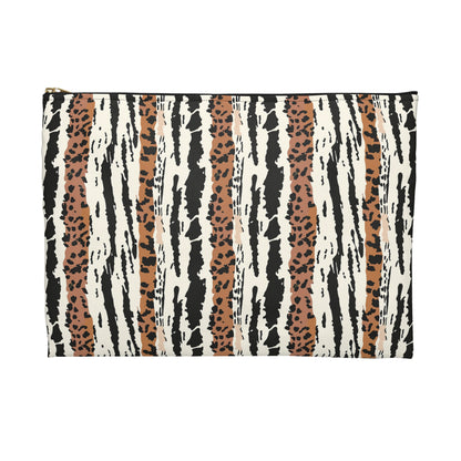 Wild Print Accessory Pouch - Stylish Makeup Bag, Travel Organizer, Gift for Her, Fashion Storage, Animal Print Design