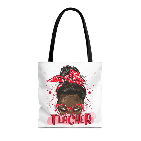 Teacher Tote Bag, Stylish Teacher Bag, Canvas Bag for Teacher Gifts, Back to School Tote, Personalized Tote Bag, Red