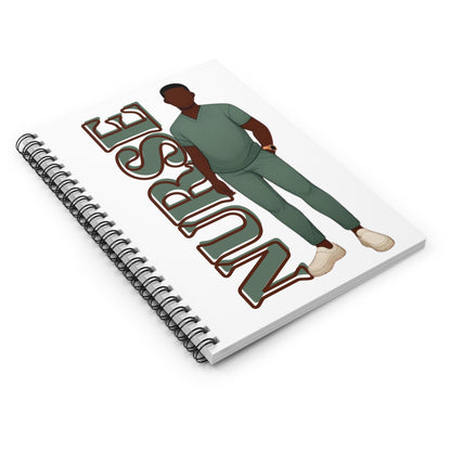 Nurse-themed Spiral Notebook - Perfect for Healthcare Professionals