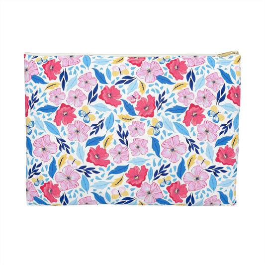 Floral Accessory Pouch - Perfect for Makeup, Travel, Gift for Her, Organizer, Floral Print