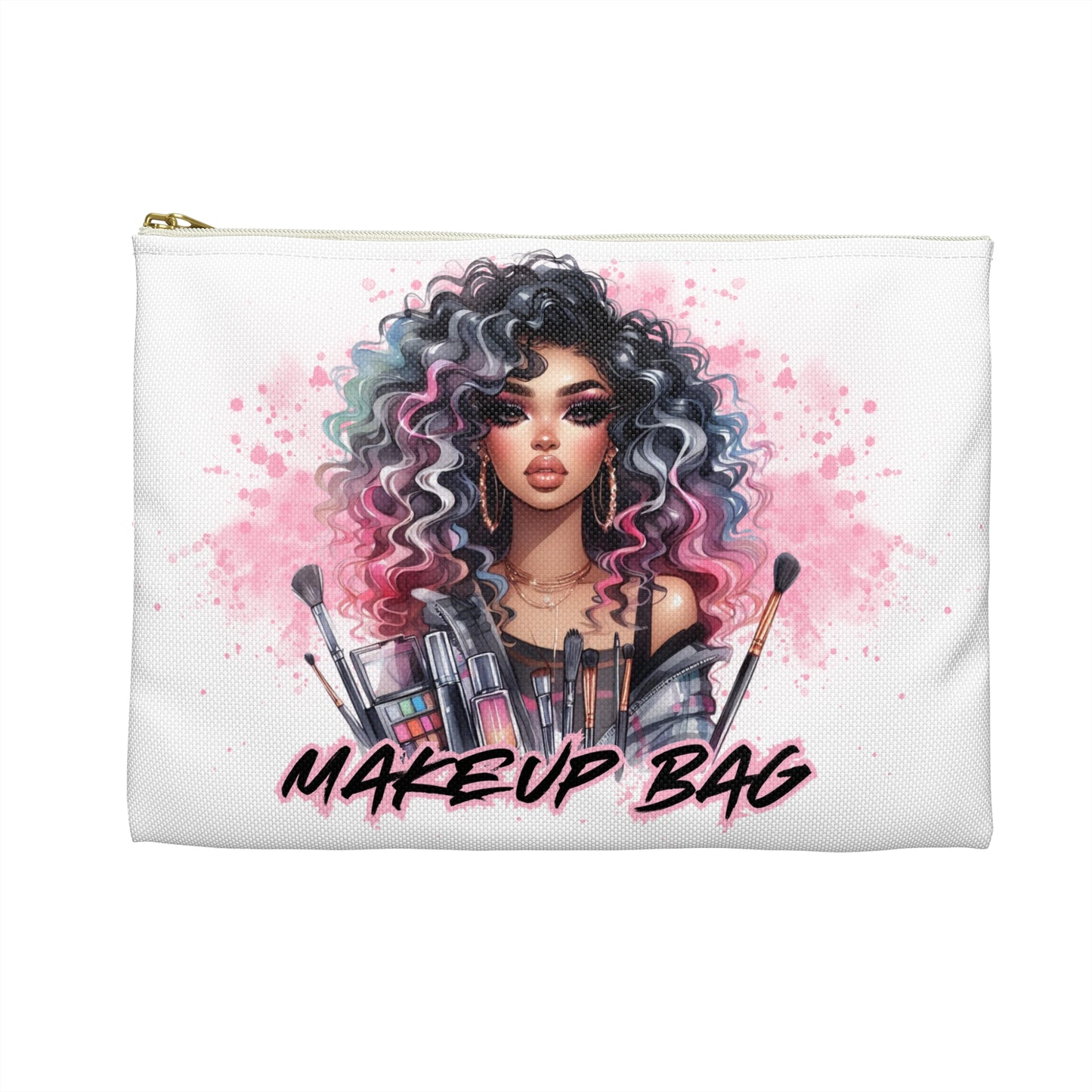 Makeup Bag with Glamorous Design, Cosmetic Organizer for Beauty Lovers, Perfect Gift for Birthdays, Holidays, and Special Occasions, [...]