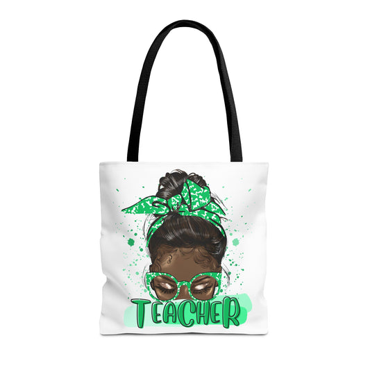 Teacher Tote Bag, Stylish Teacher Bag, Canvas Bag for Teacher Gifts, Back to School Tote, Personalized Tote Bag, Green