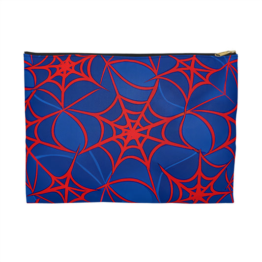 Spiderweb Accessory Pouch - Perfect for Halloween, Cosplay, Makeup, Travel, Storage, Gift for Spooky Season Enthusiasts