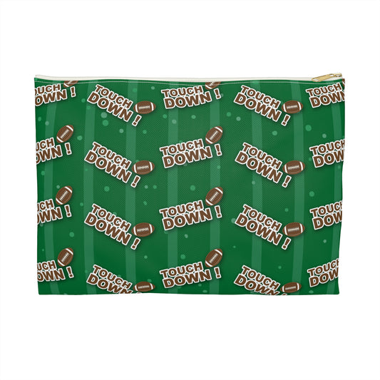 Football Accessory Pouch - Touchdown! Perfect Gift for Game Days, Sports Events, Team Spirit, Coaches, Fans, and Tailgating