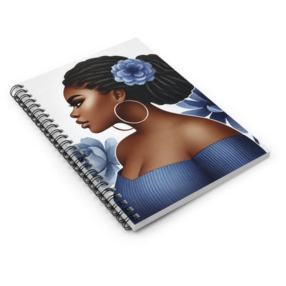 Beautifully Illustrated Spiral Notebook - Ruled Lines, Perfect for Journaling and Note-Taking