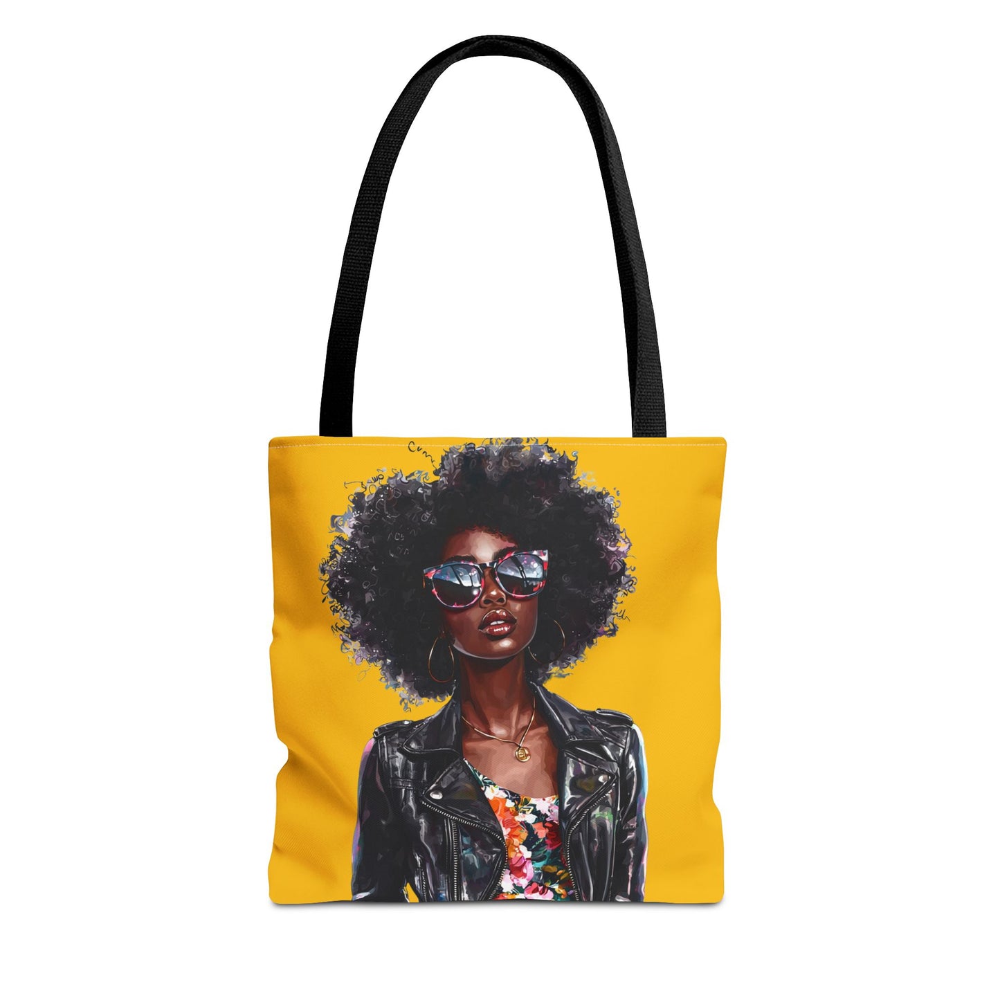 Chic African American Tote Bag, Fashionable Handbag, Eco-Friendly Shopper, Statement Bag, Gift for Her, Summer Accessory