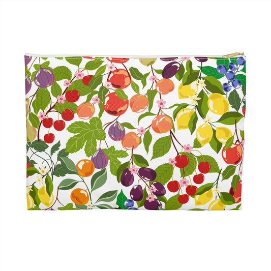 Vibrant Floral Accessory Pouch | Cute Makeup Bag, Travel Organizer, Gift for Her, Eco-Friendly Supply Case, Colorful Pencil Case