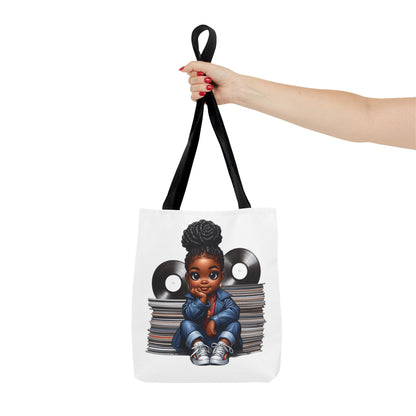 Vinyl Vibes Tote Bag - Perfect for Music Lovers, Record Enthusiasts, Gifts for Her, Shopping, and Everyday Use