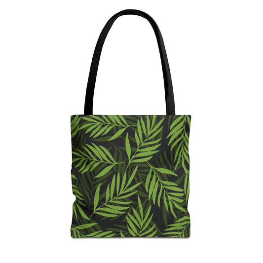 Tropical Leaf Tote Bag, Eco-Friendly Shopping Bag, Beach Bag, Floral Gift, Reusable Tote for Nature Lovers