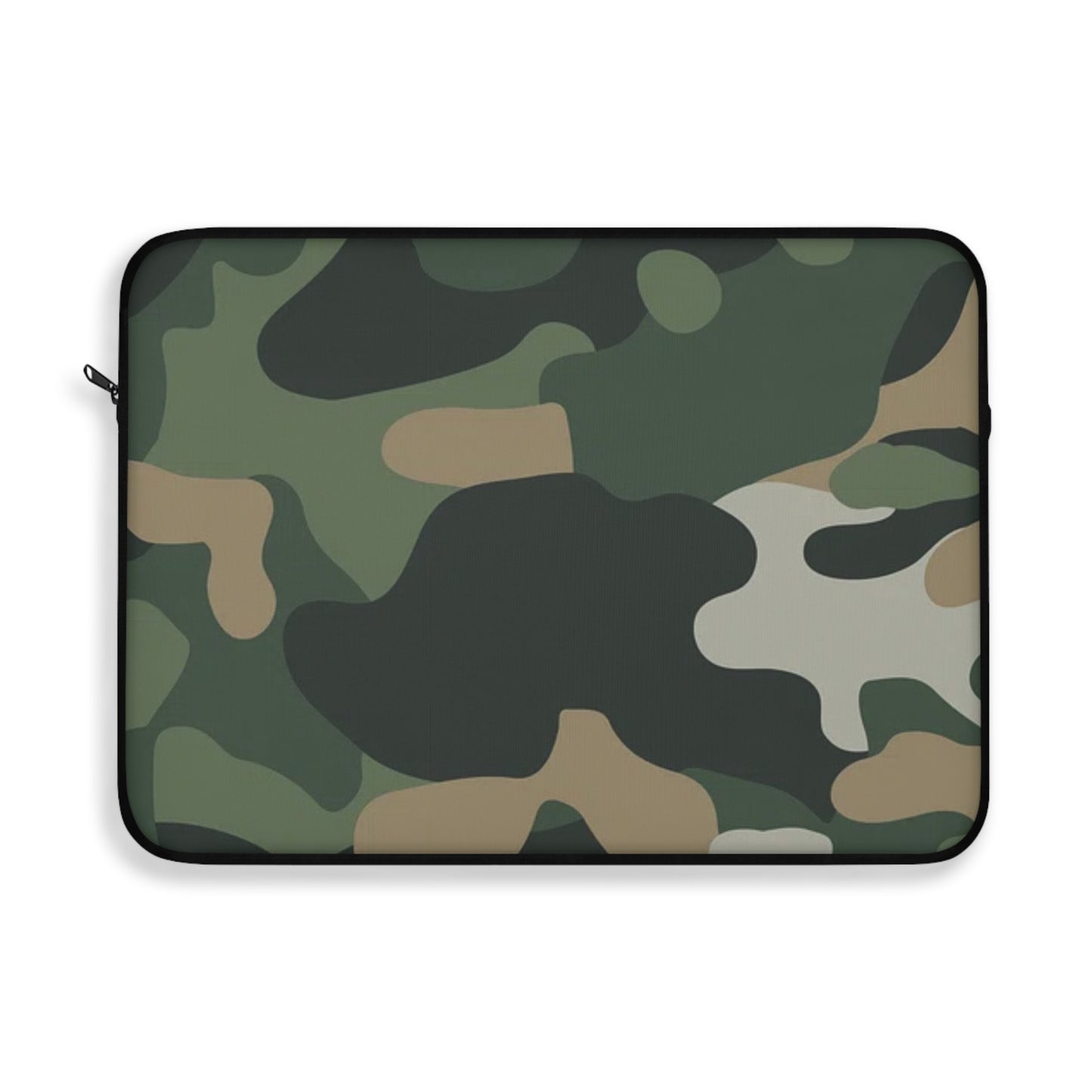Green Camo Laptop Sleeve — Neoprene Protective Laptop Case