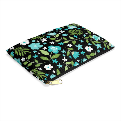 Floral Accessory Pouch, Makeup Bag, Travel Organizer, Gift for Her, Cute Floral Design, Daily Essentials Holder