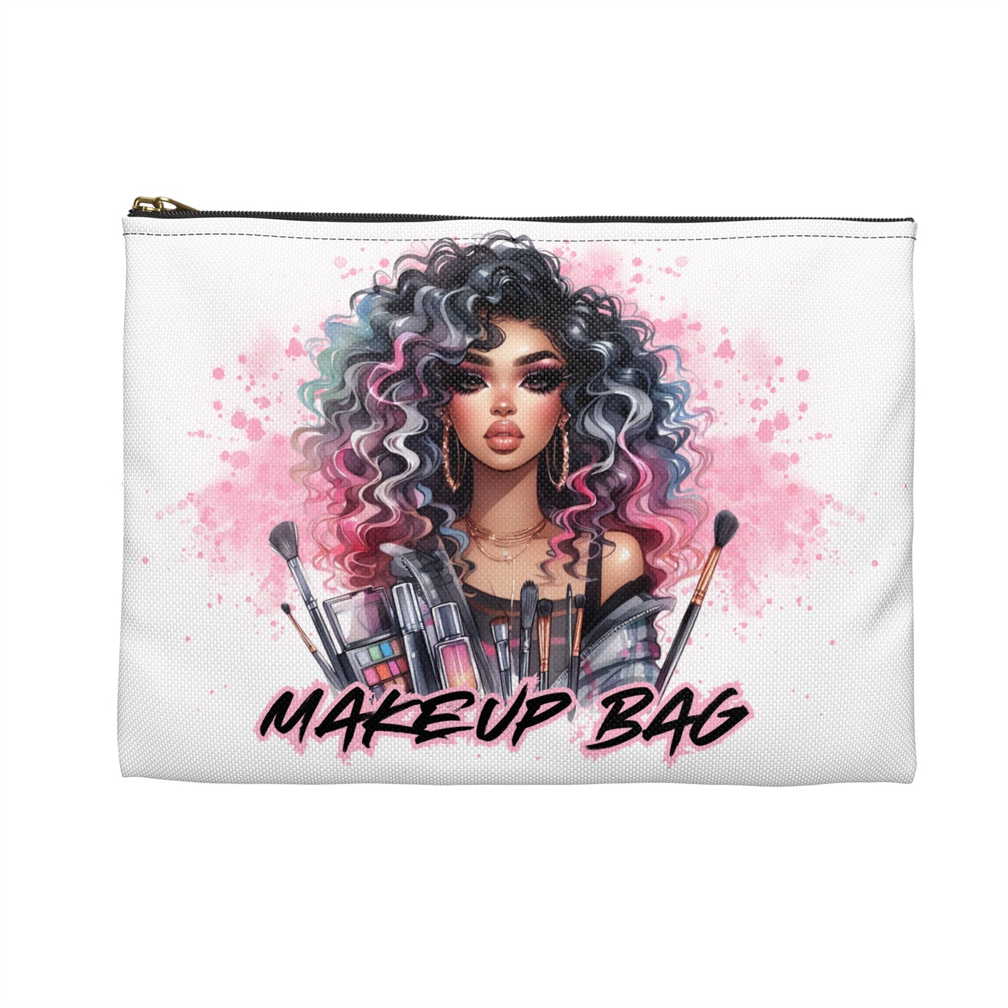 Makeup Bag with Glamorous Design, Cosmetic Organizer for Beauty Lovers, Perfect Gift for Birthdays, Holidays, and Special Occasions, [...]