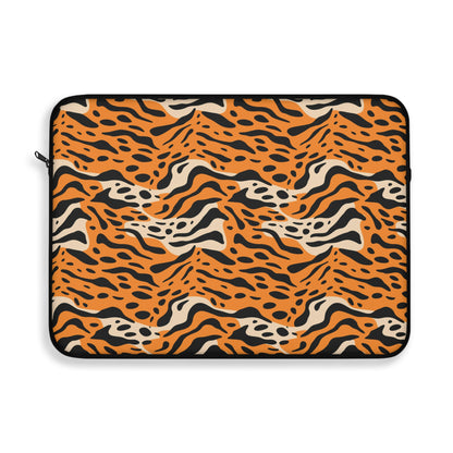 Wild Cat Print Laptop Sleeve | Trendy Tech Accessory for Students, Wildlife Lovers, Gear for Back to School, Unique Gift Idea