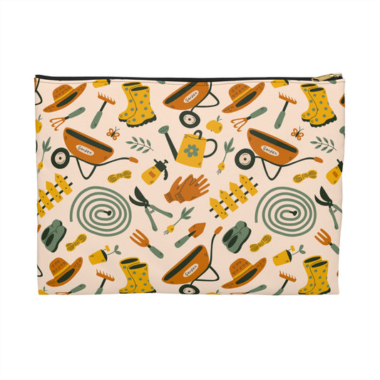 Charming Gardening Accessory Pouch for Plant Lovers, Organizer Bag, Gift for Gardeners, Floral Storage, Eco-Friendly Travel Bag