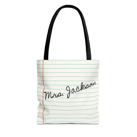 Personalized School Days Tote Bag, Reusable Shopping Bag, Back to School Gift, Teacher Appreciation, Fun Student Accessory