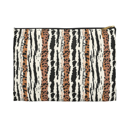 Wild Print Accessory Pouch - Stylish Makeup Bag, Travel Organizer, Gift for Her, Fashion Storage, Animal Print Design