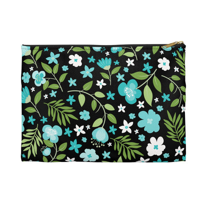 Floral Accessory Pouch, Makeup Bag, Travel Organizer, Gift for Her, Cute Floral Design, Daily Essentials Holder