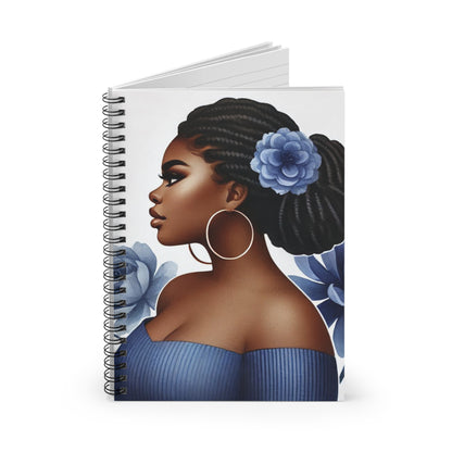Beautifully Illustrated Spiral Notebook - Ruled Lines, Perfect for Journaling and Note-Taking