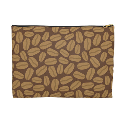Coffee Bean Accessory Pouch – Perfect Gift for Coffee Lovers, Makeup Bag, Travel Organizer, Festival Essentials, Eco-Friendly Storage