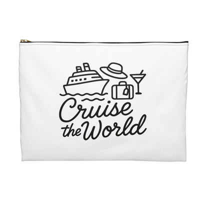 Cruise Travel Accessory Pouch - Vacation Storage Bag, Cosmetic Organizer, Cruise Gift, Beach Essentials, Travel Accessories