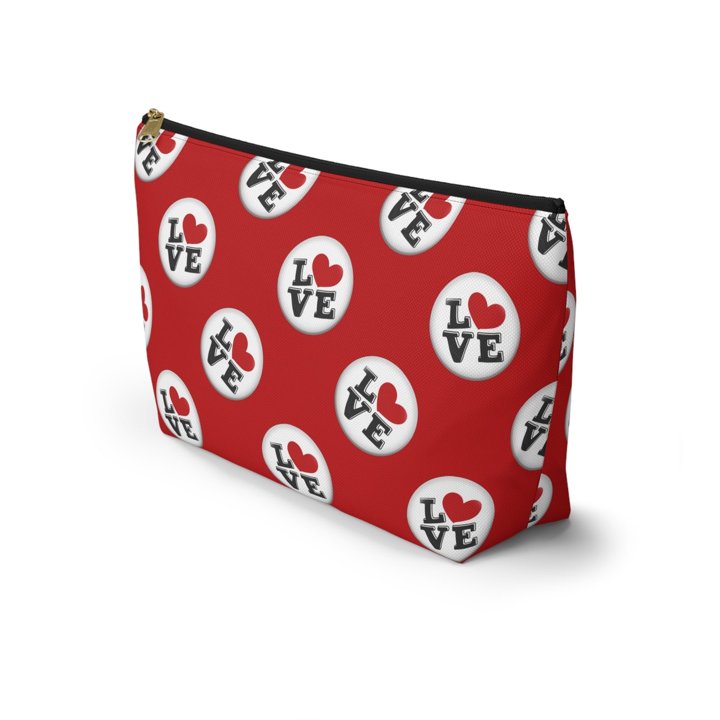 Love-Themed Accessory Pouch, Fun Makeup Bag, Perfect Gift for Valentine's Day, Wedding, Party Favors, Travel Organizer