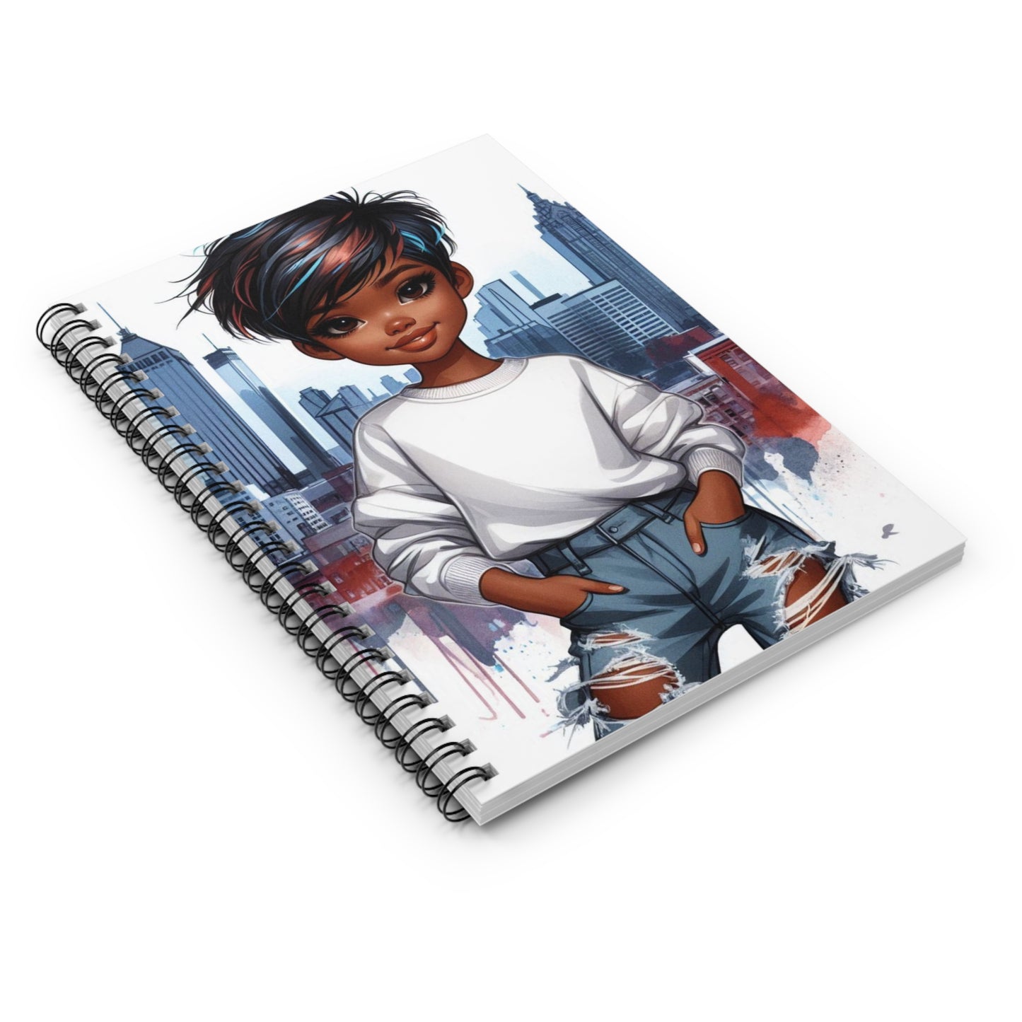 Urban Chic Spiral Notebook - Inspirational Art for Creative Minds