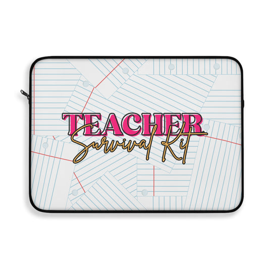Teacher Survival Kit Laptop Sleeve, Cute Teacher Gift, Back to School Supplies, Personalized Laptop Sleeve, Stylish Tech Gear, [...]