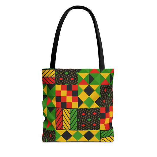 Vibrant African Print Tote Bag, Eco-Friendly Shopping Bag, Colorful Beach Tote, Festival Bag, Gift for Her, Everyday Carryall