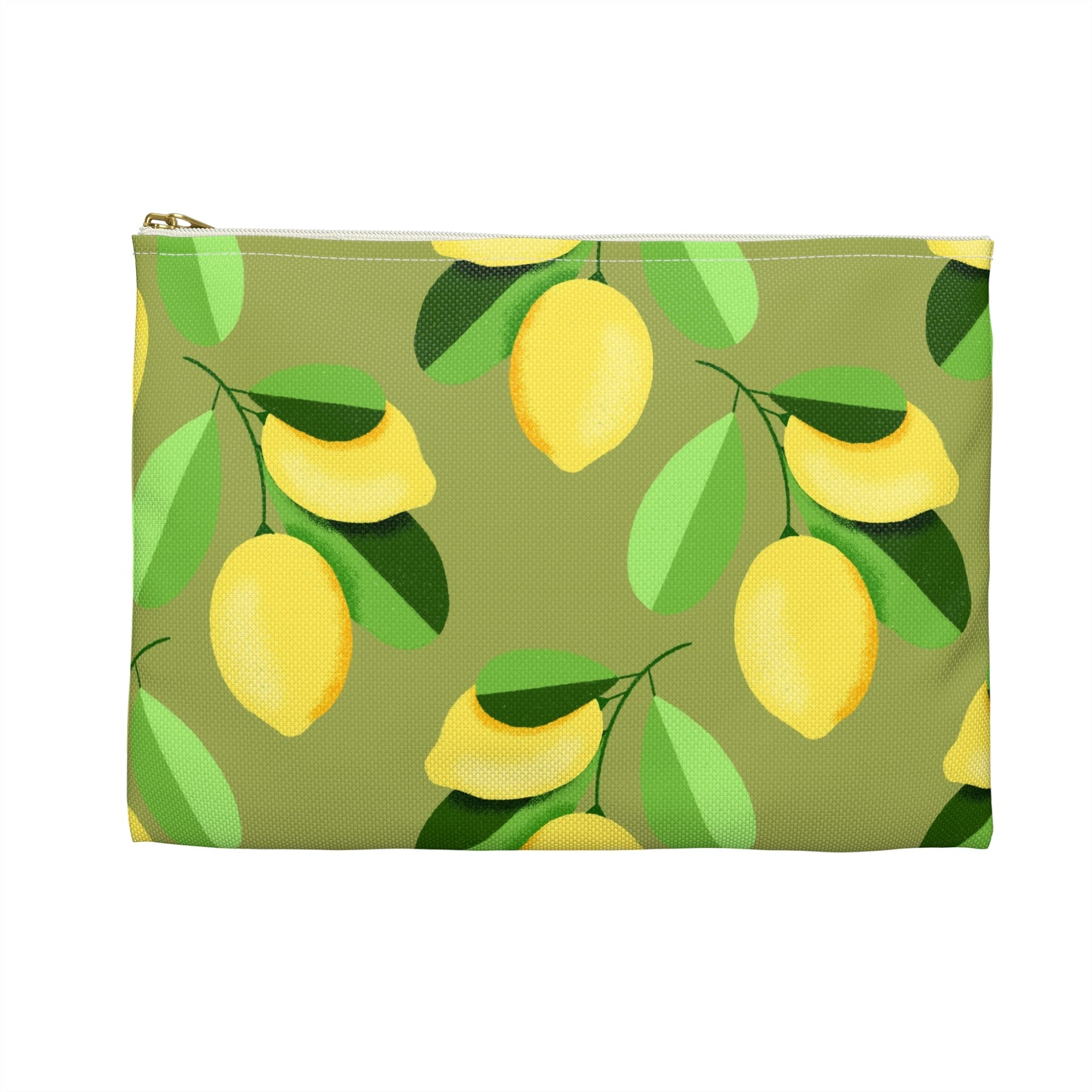 Lemon Print Accessory Pouch | Fun, Stylish Makeup Bag | Ideal Gift for Friends & Family, Organizing, Travel, Summer Vibes