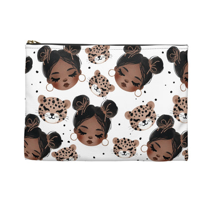 Sassy Safari Accessory Pouch - Cute Animal Print Bag, Makeup Organizer, Travel Essentials, Gift for Her, Wild Animal Lover