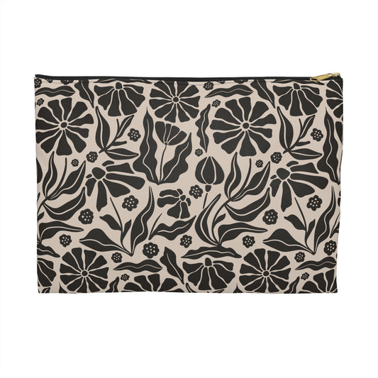 Stylish Floral Accessory Pouch, Trendy Makeup Bag, Chic Organizer, Perfect Gift for Her, Travel Essentials, Spring Vibes