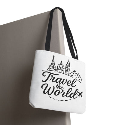 Travel-Inspired Tote Bag | Perfect for Adventurers, Beach Days, Shopping, Travel Gifts, Eco-Friendly Carryall
