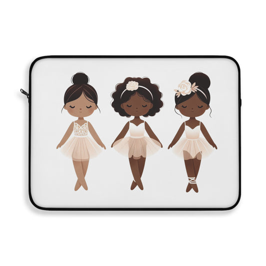 Ballet Dancer Laptop Sleeve | Cute Computer Case for Girls, Dance Lovers Gift, Ballerina Sleeve, Stylish Tech Accessory