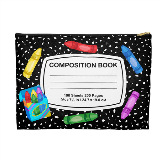 Colorful Crayon Accessory Pouch, Perfect for School Supplies, Gift for Teachers, Arts & Crafts Organizer, Back to School Essentials, [...]