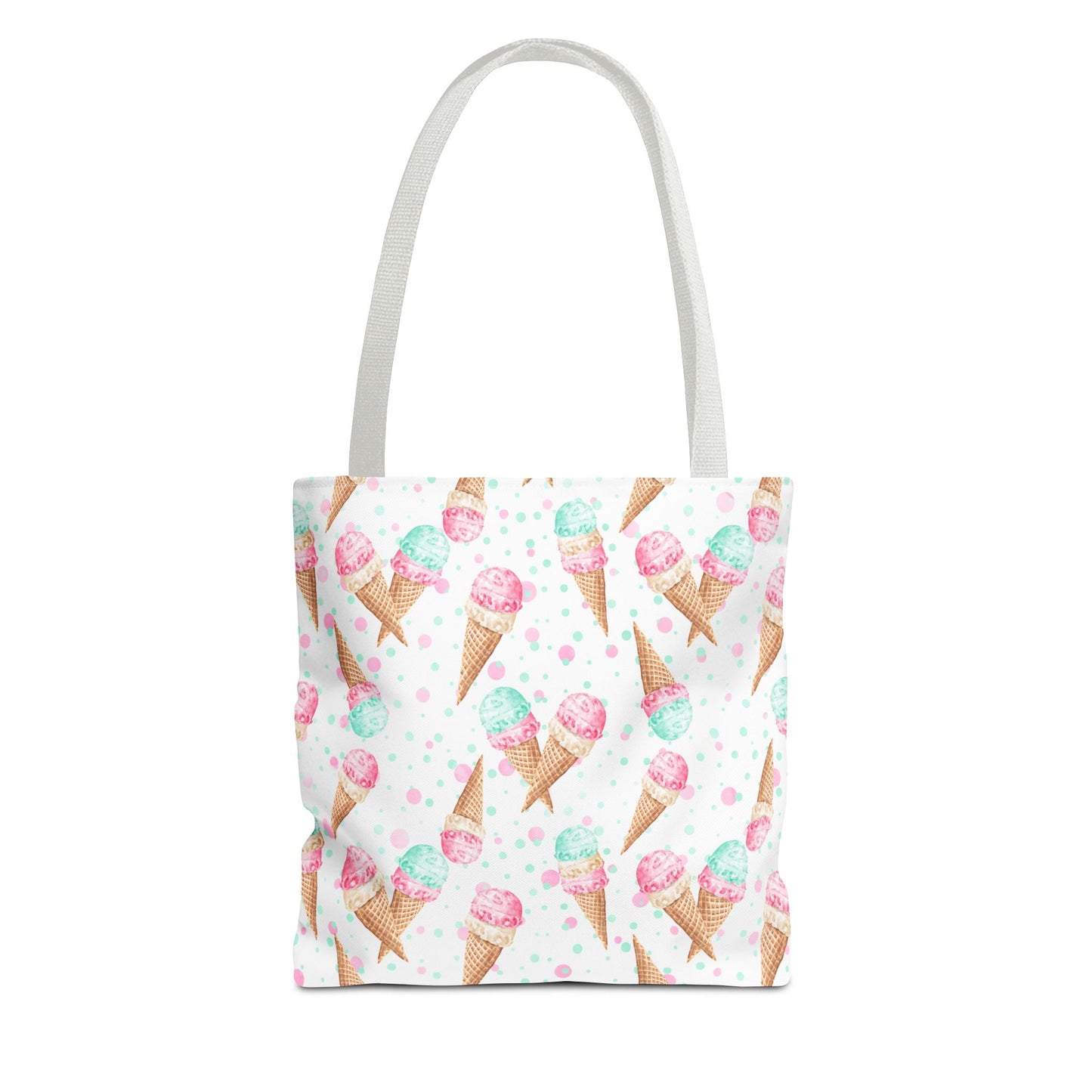Ice Cream Cone Tote Bag - Sweet Summer Essentials, Beach Bag, Shopping Tote, Gift for Ice Cream Lovers, Festival Accessory