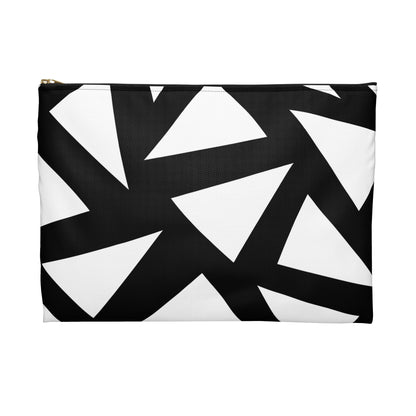 Chic Geometric Accessory Pouch | Stylish Makeup Bag, Travel Organizer, Pencil Case, Gift for Her, Modern Design