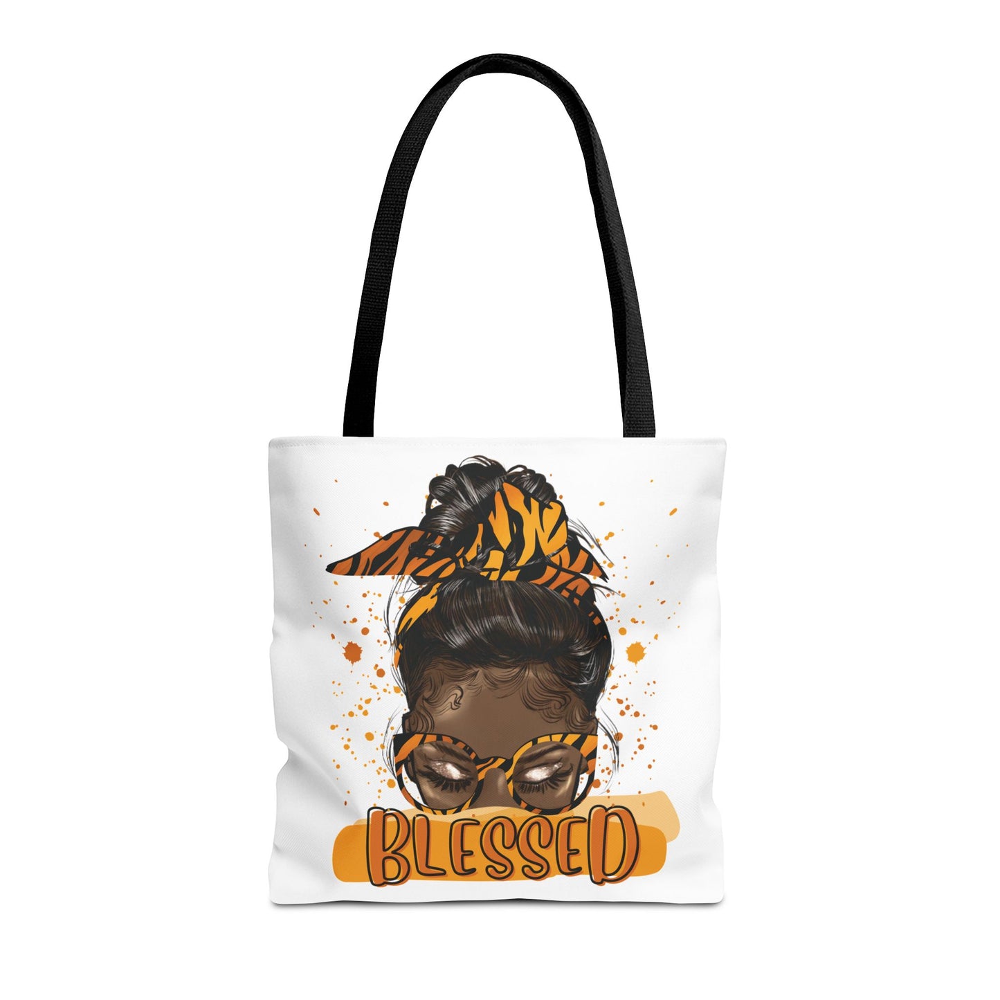 Blessed Tote Bag, Positive Vibes Tote, Inspirational Gift for Her, Eco-Friendly Shopping Bag, Trendy Art Tote