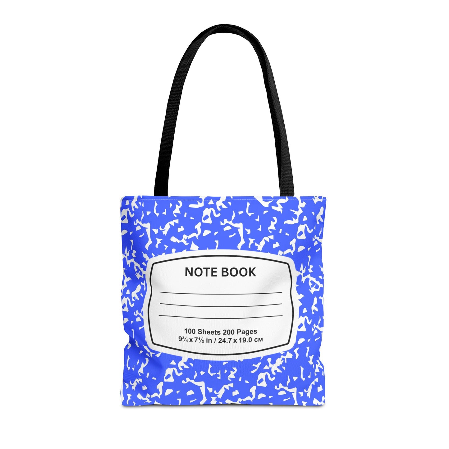 Teacher Tote Bag, School Bag, Back-to-School Accessory, Teacher Gift, Stylish Notebook Tote, Fashionable Classroom Essential, Light Blue